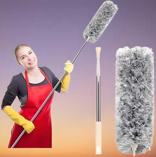 Expandable Pole Handle Washable Duster