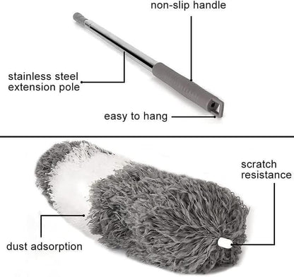 Expandable Pole Handle Washable Duster