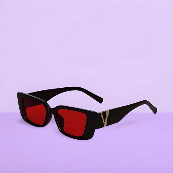 Unisex Free Size Rectangle Sunglasses